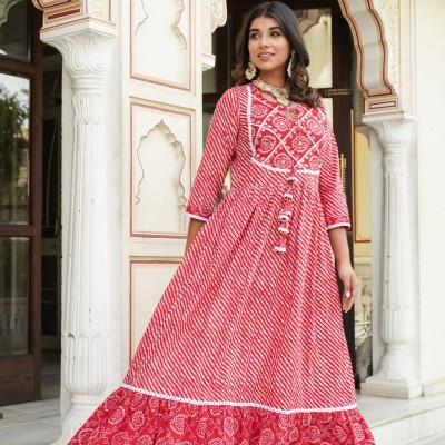 Bandhej Gowns