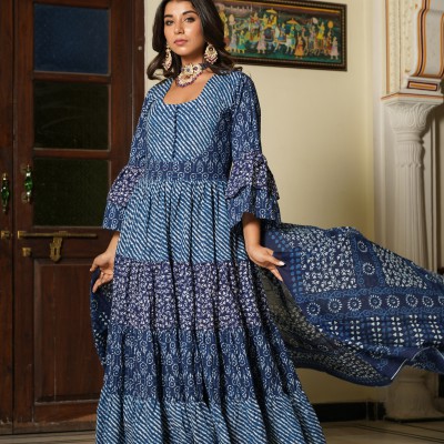Geather Gown With Duppta