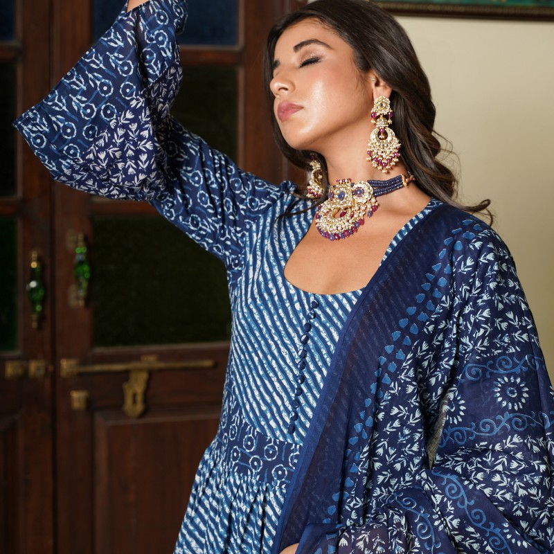 Geather Gown With Duppta