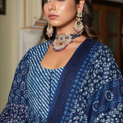 Geather Gown With Duppta