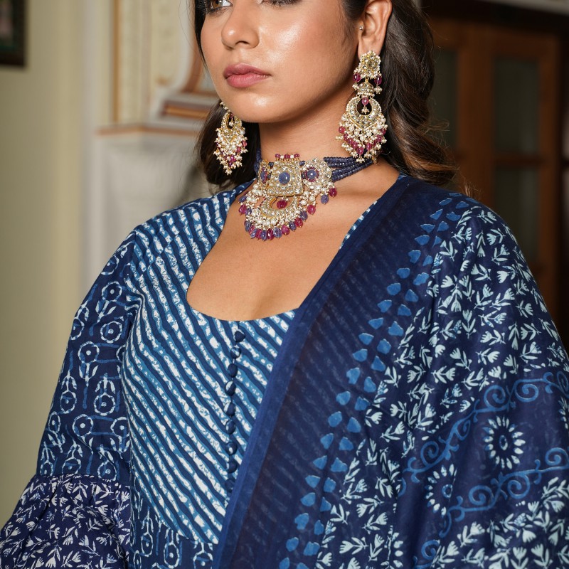 Geather Gown With Duppta